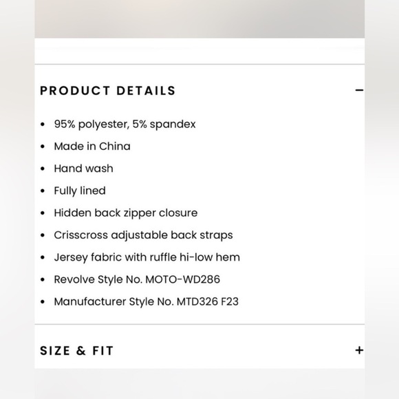 REVOLVE  Flora Ruffle Midi Dress in Slate grey Ruffle Dress - Picture 5 of 5